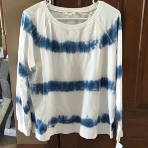 Tie dye lightweight sweatshirt